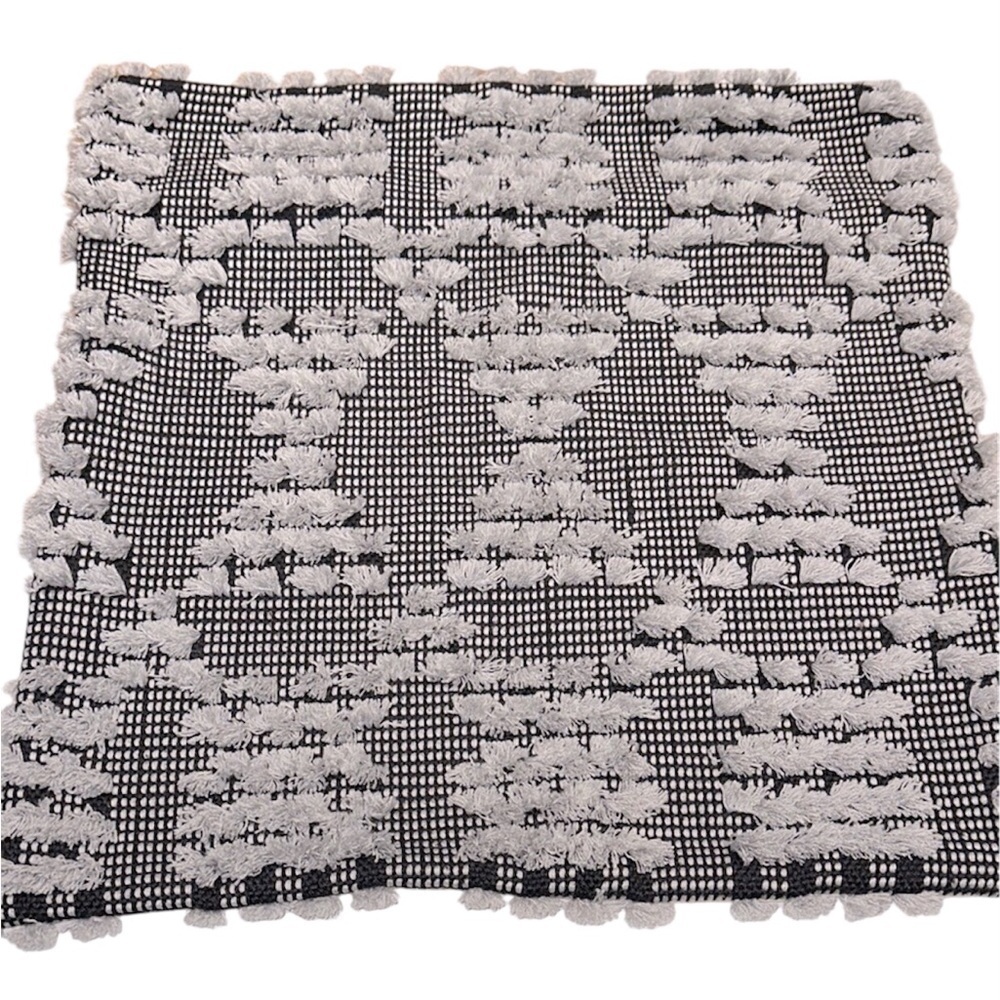 Gray Textured Fabric pillow cover
